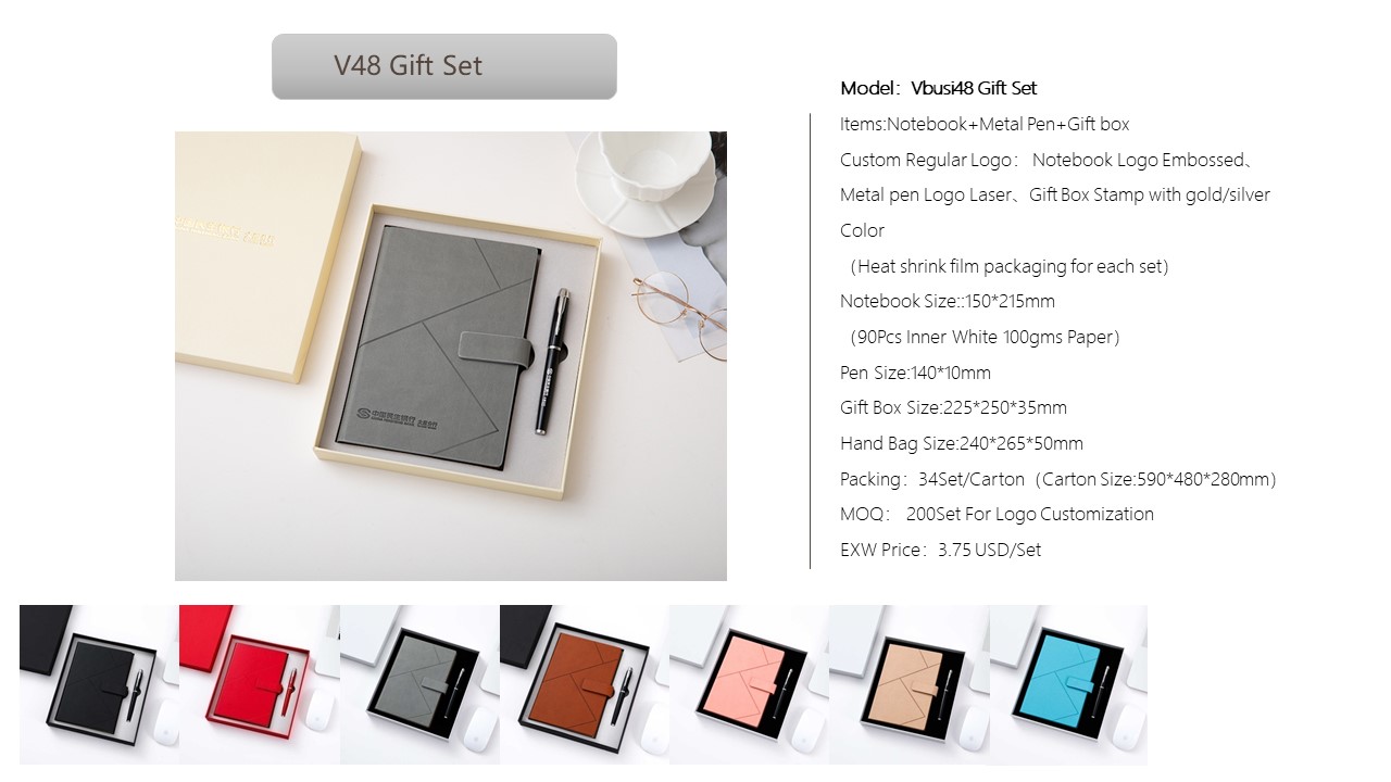 Notebook Style Gift Set