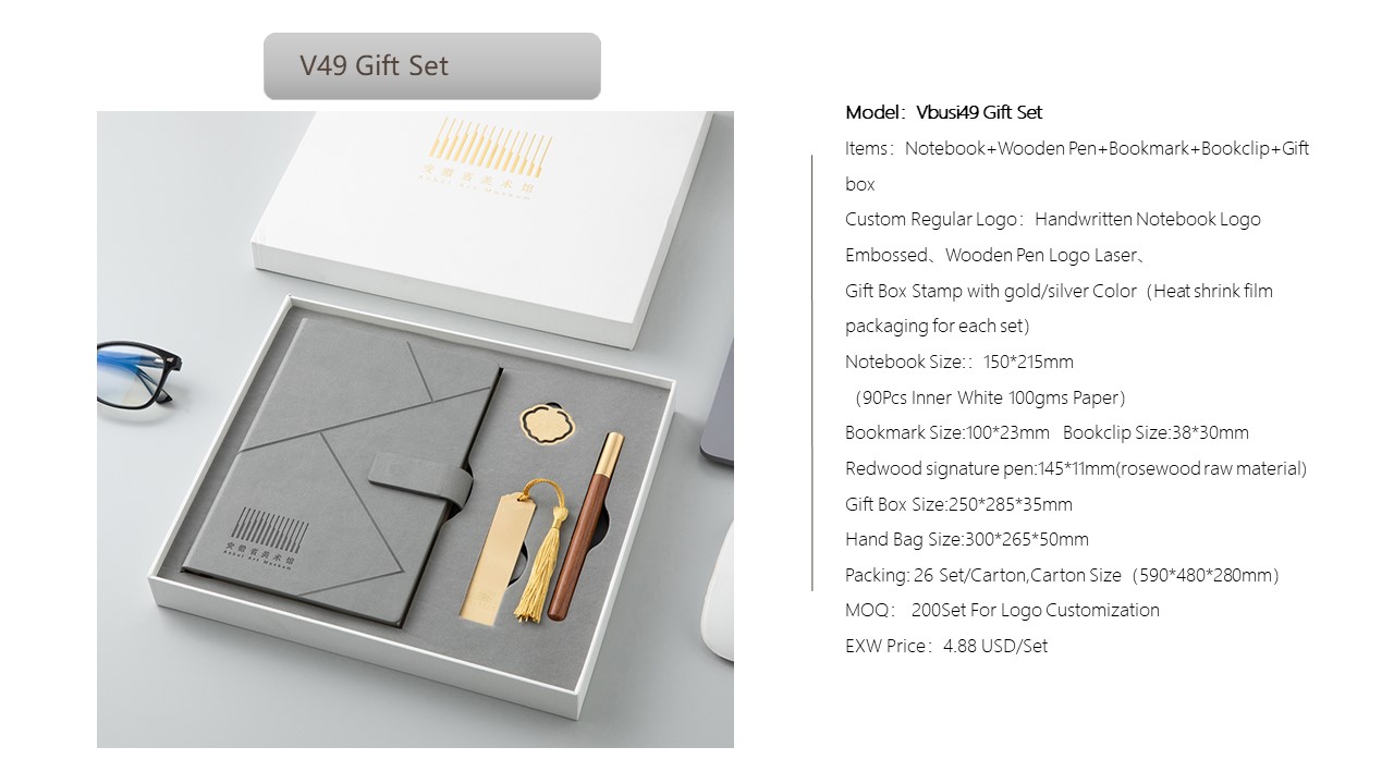 Notebook Style Gift Set