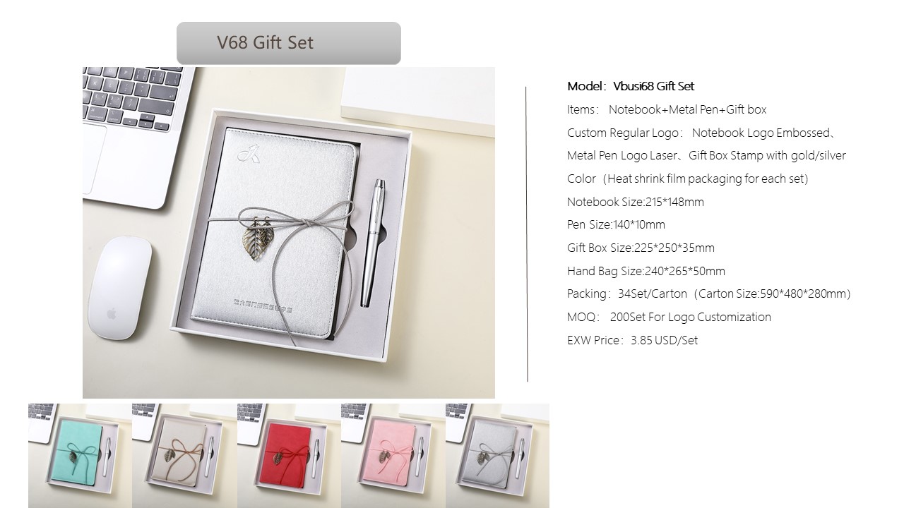 Notebook Style Gift Set