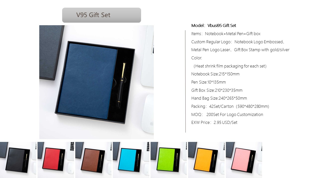 Notebook Style Gift Set