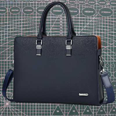 VbusiL25 PU Leather Strong Portable Briefcase