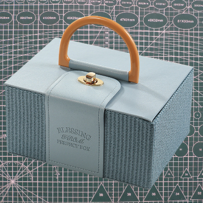 VbusiG10 Leather Luxury Handle Gift Box