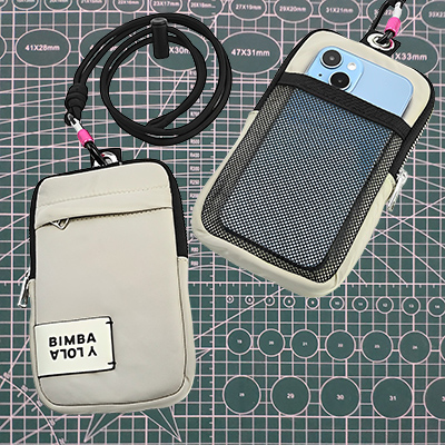 VbusiF12 Elastic Lanyard Crossbody Mini Storage Side Bag