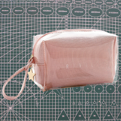 VbusiT1 Polyester and TPU Cosmetics Bag