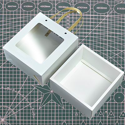VbusiP1 Foldable Paper Gift Box With Tray