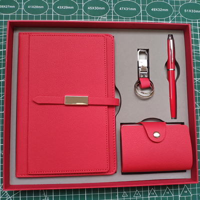 VbusiG1 Leather Gift Set For Lady 4 in 1