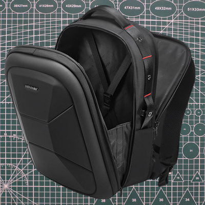 VbusiF15 EVA Hard Shell Waterproof USB Backpack