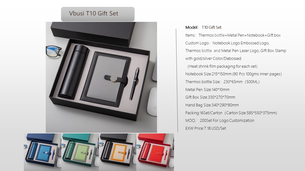 Notebook Style Gift Set