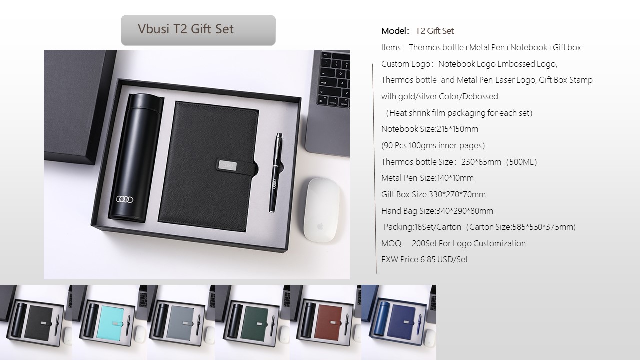 Notebook Style Gift Set