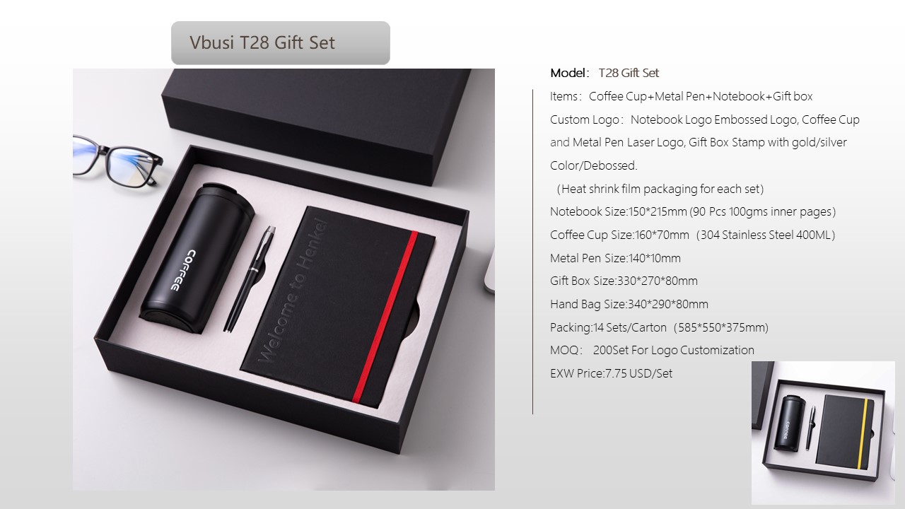 Notebook Style Gift Set