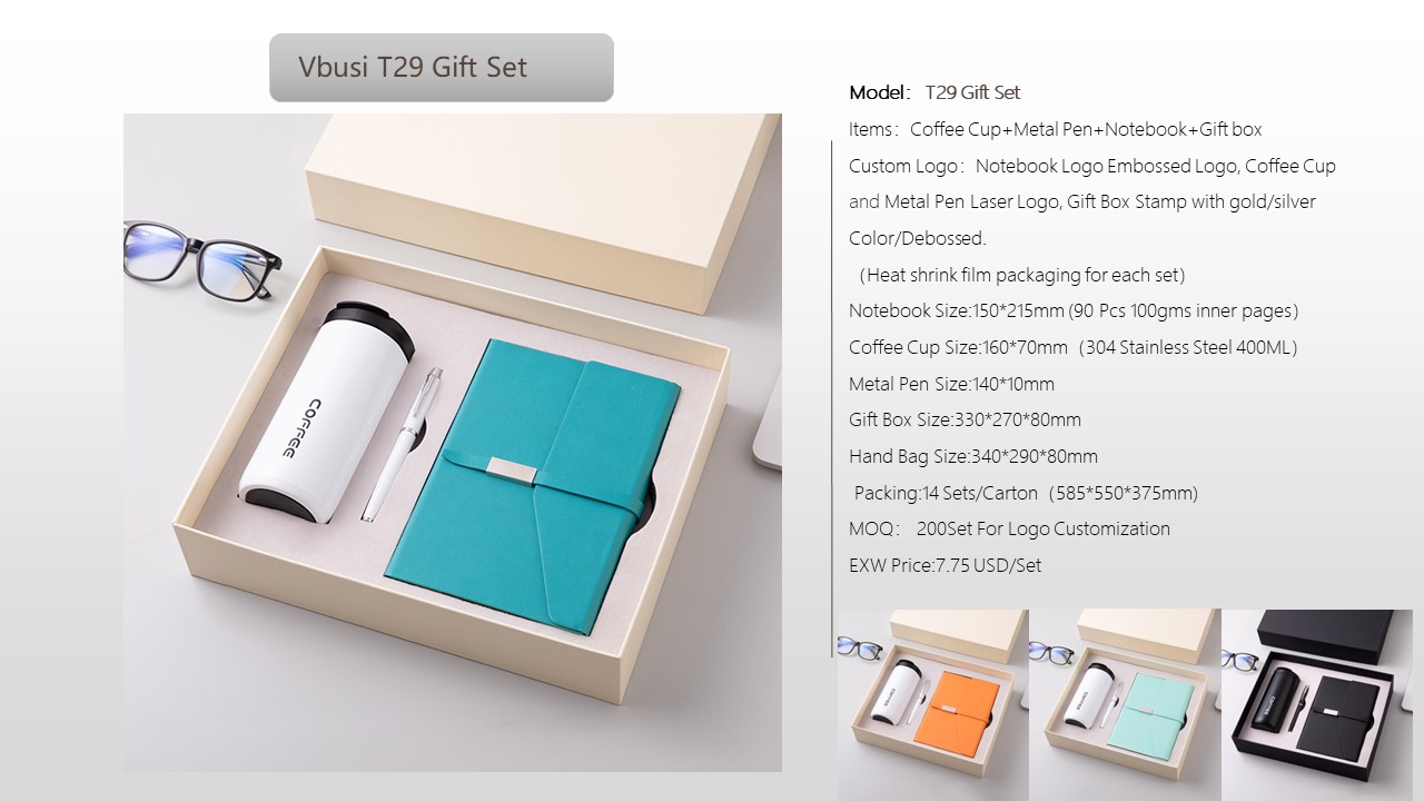 Notebook Style Gift Set