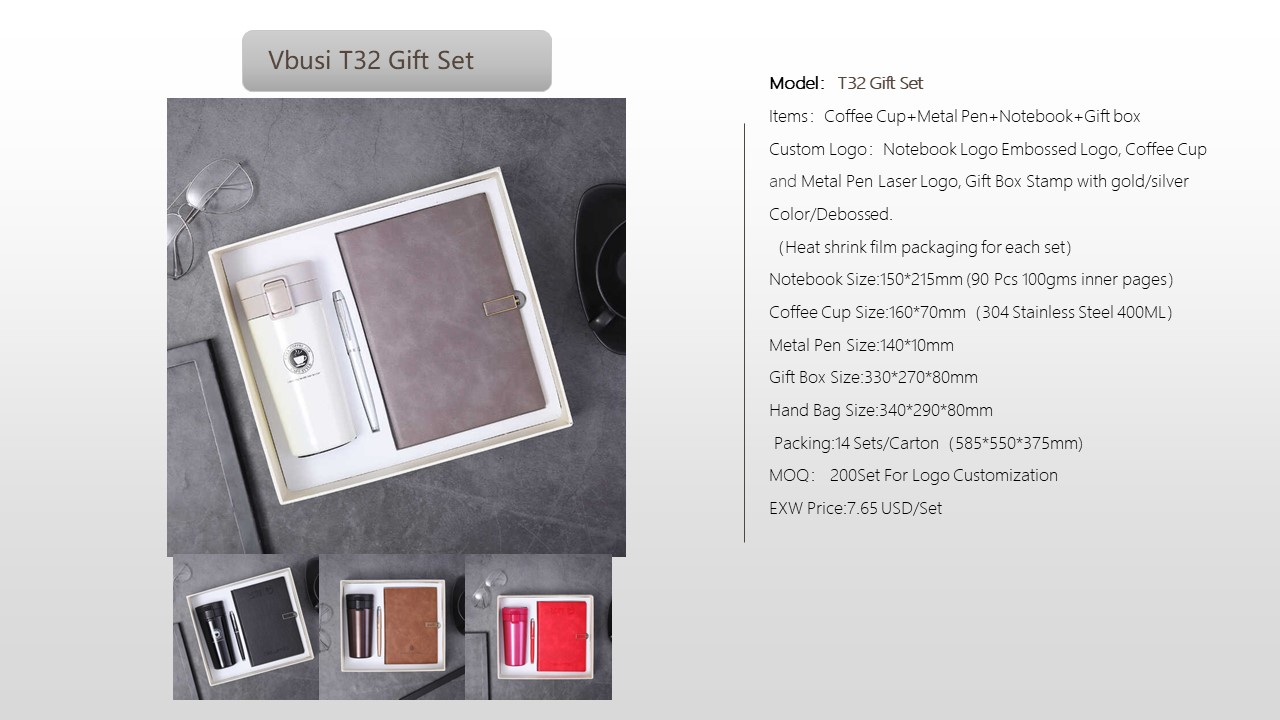 Notebook Style Gift Set