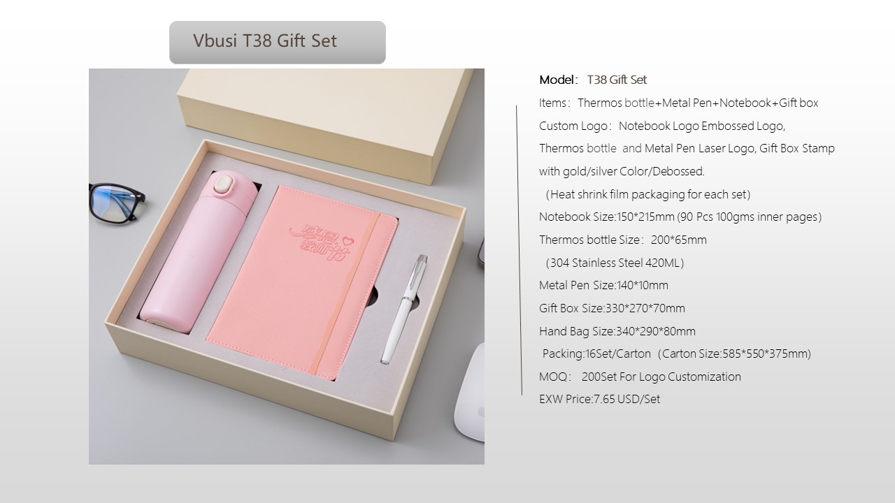Notebook Style Gift Set