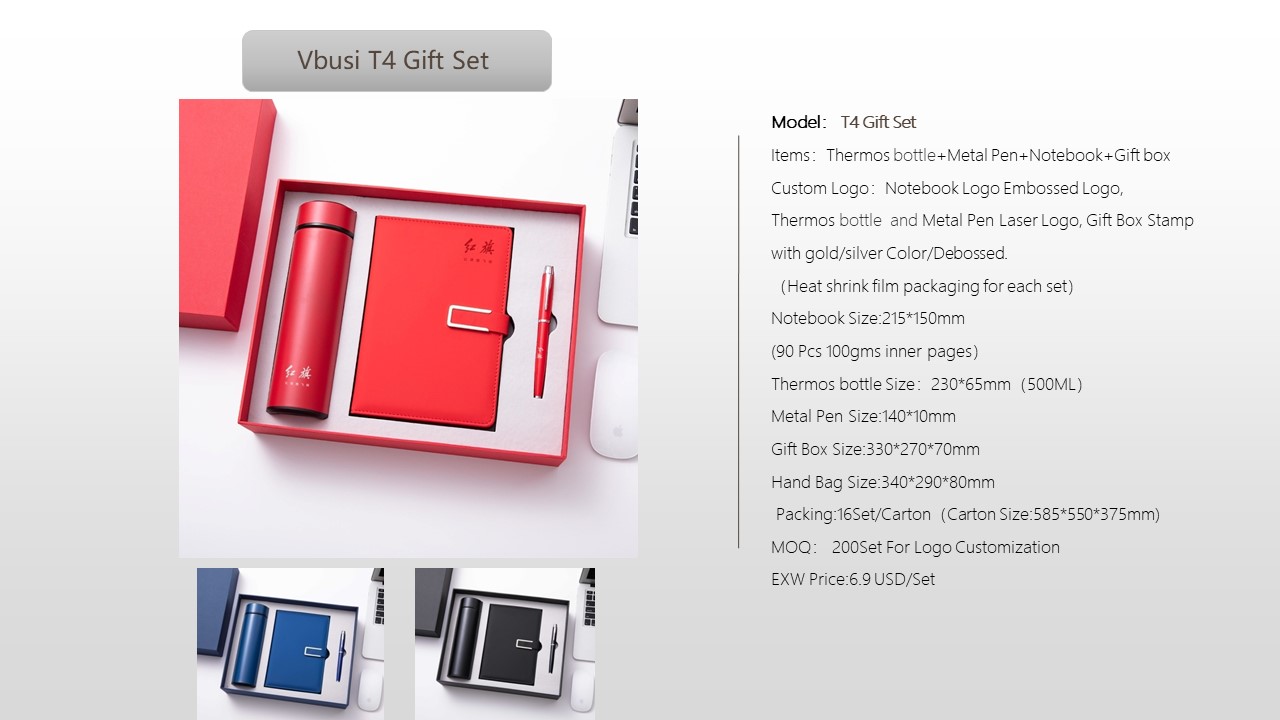 Notebook Style Gift Set