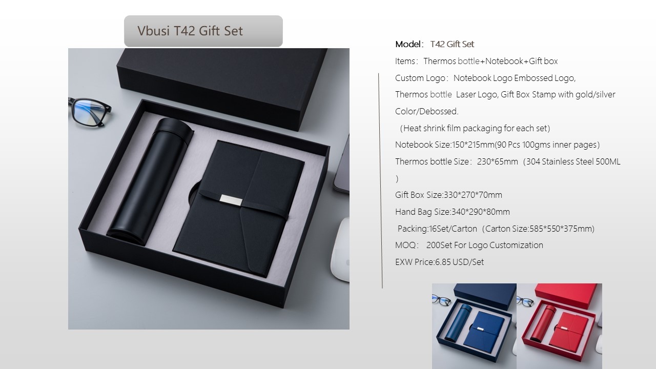 Notebook Style Gift Set