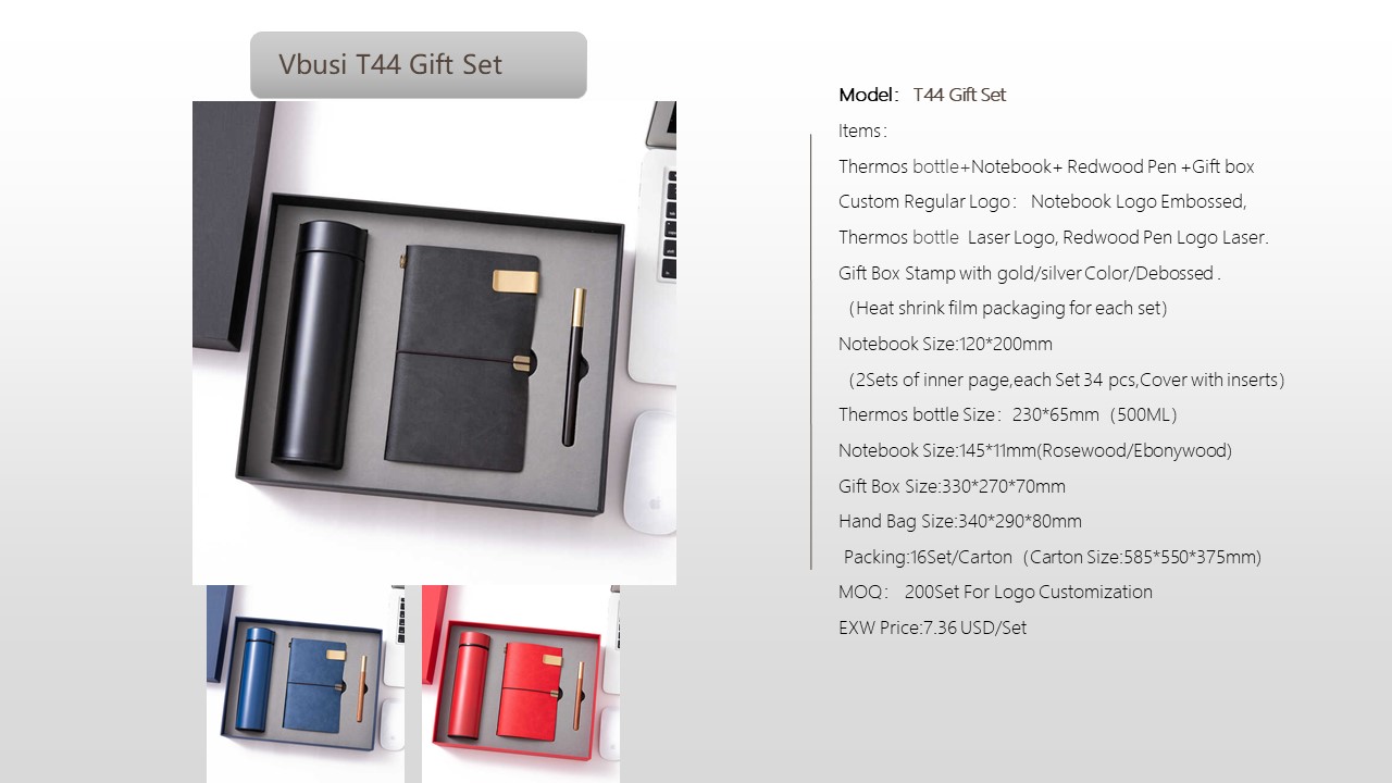 Notebook Style Gift Set
