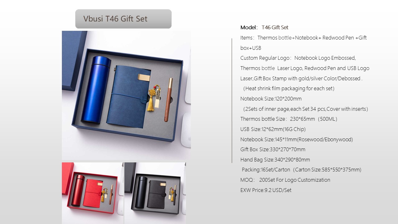 Notebook Style Gift Set