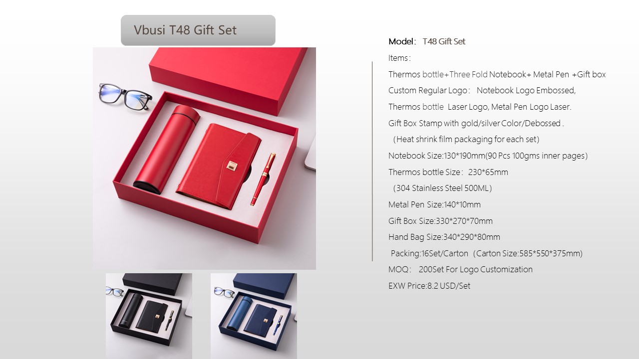 Notebook Style Gift Set