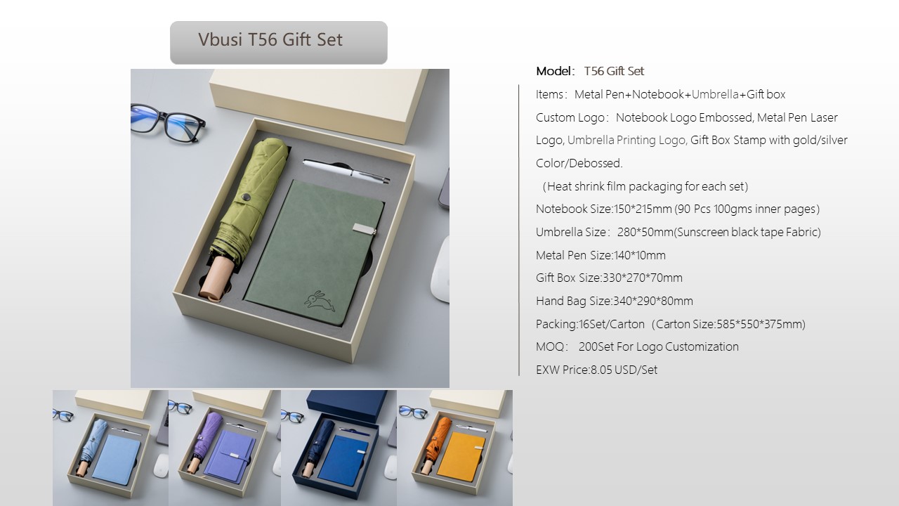Notebook Style Gift Set