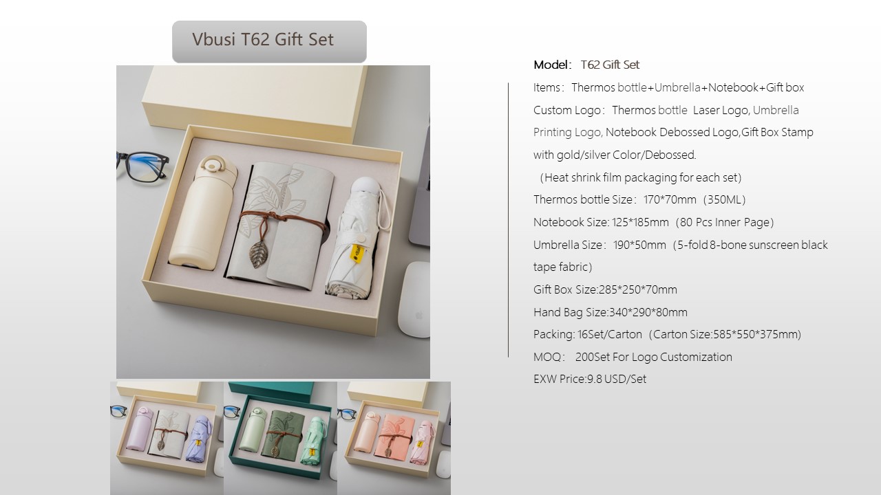 Notebook Style Gift Set
