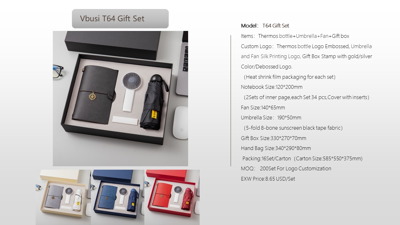 Notebook Style Gift Set