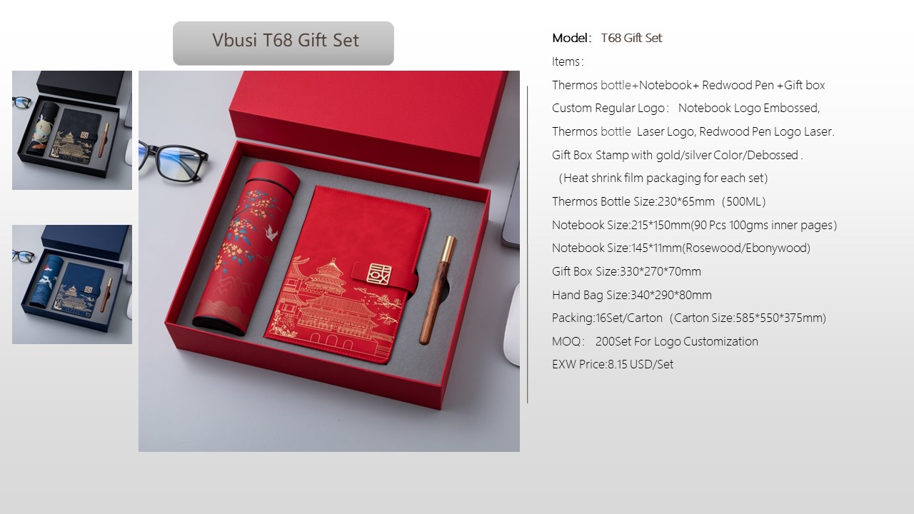 Notebook Style Gift Set